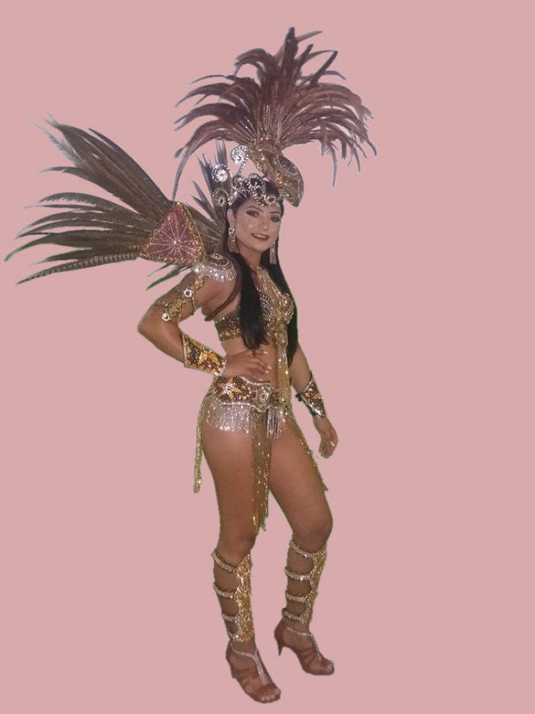 Brenda Andrade, de Caracaraí, um bom exemplo das beldades que brilharam no carnaval 2018 
