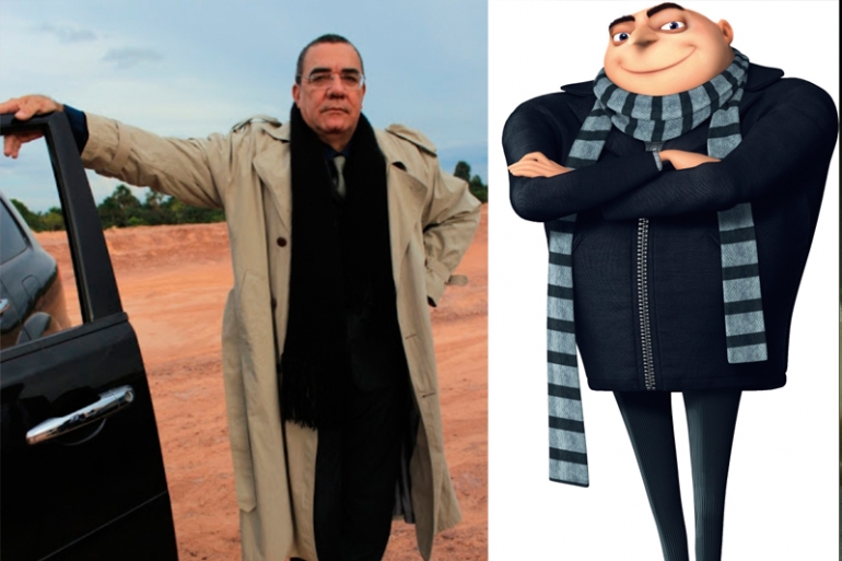 Aroldo Pinheiro e seu alter ego: Gru 