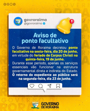 Aviso de Ponto Facultativo